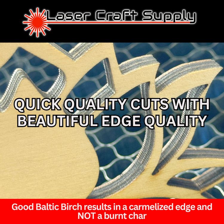 6mm (1/4") 11.75" X 20" - 10 Pack Birch Plywood