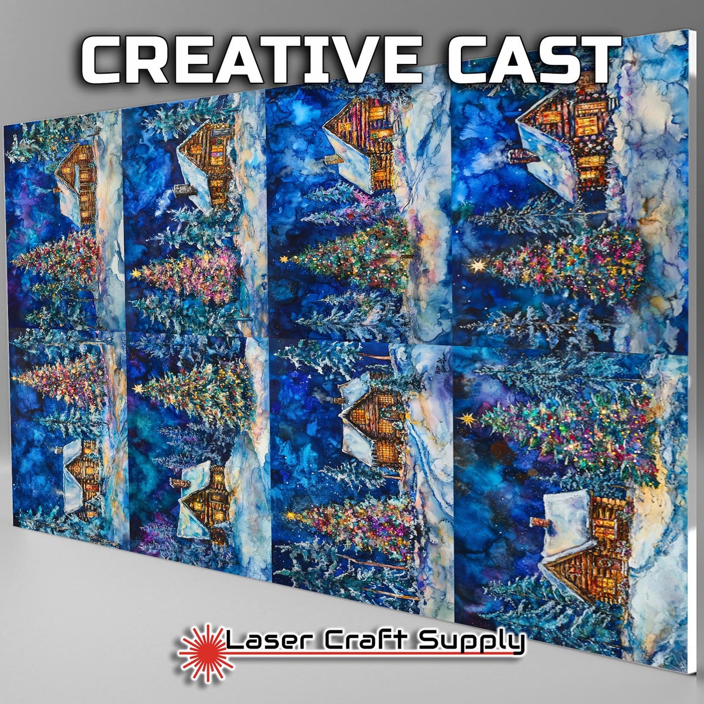 Christmas Cabin - Creative Tile