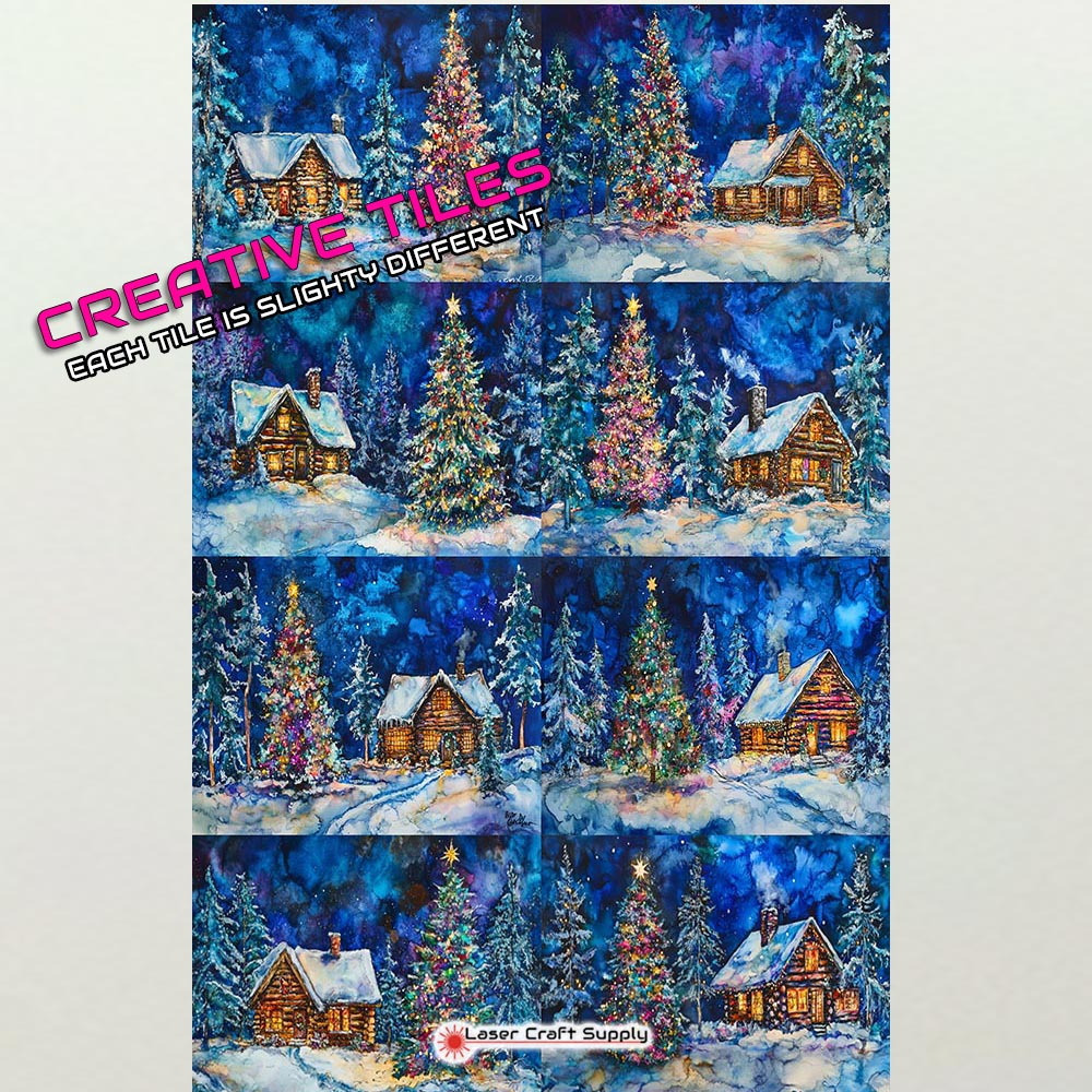 Christmas Cabin - Creative Tile