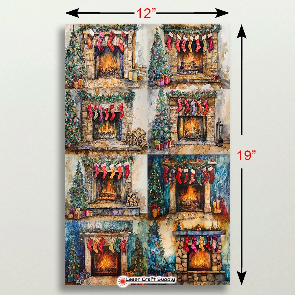 Christmas Fireplace - Creative Tile