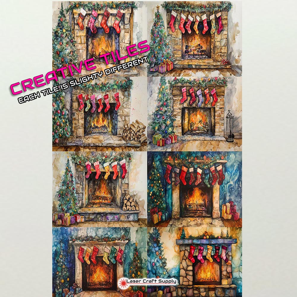 Christmas Fireplace - Creative Tile