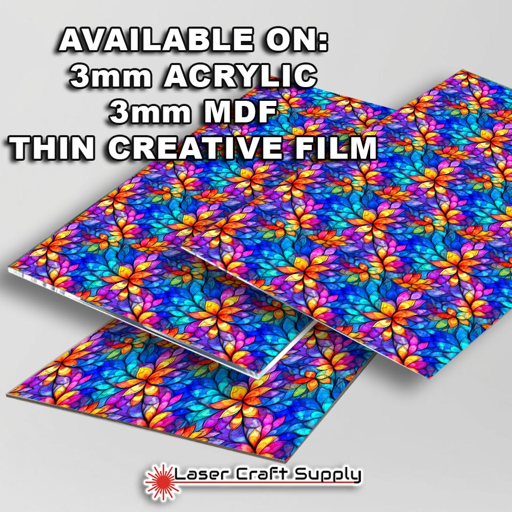 Creative Cast Acrylics - Colorful Flowers Stacked