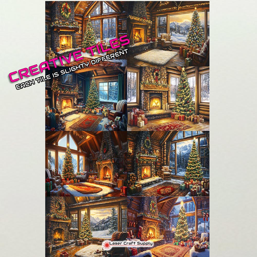 Cozy Christmas Cabin - Creative Tile