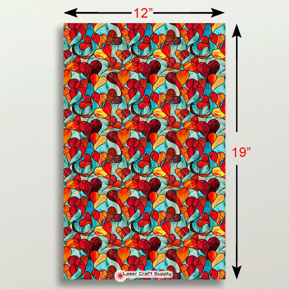 Creative Cast Acrylics - Happy Love - Stained Glass