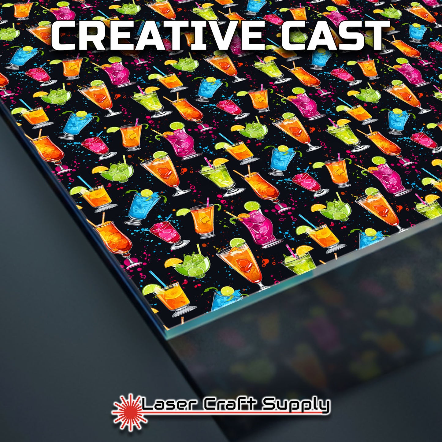 Creative Cast Acrylics - Party Drinks