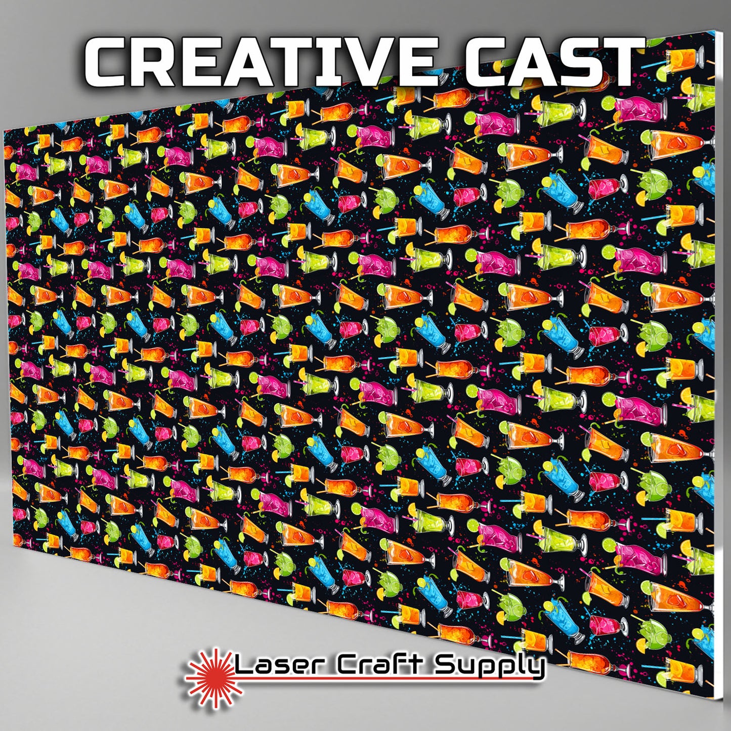 Creative Cast Acrylics - Party Drinks