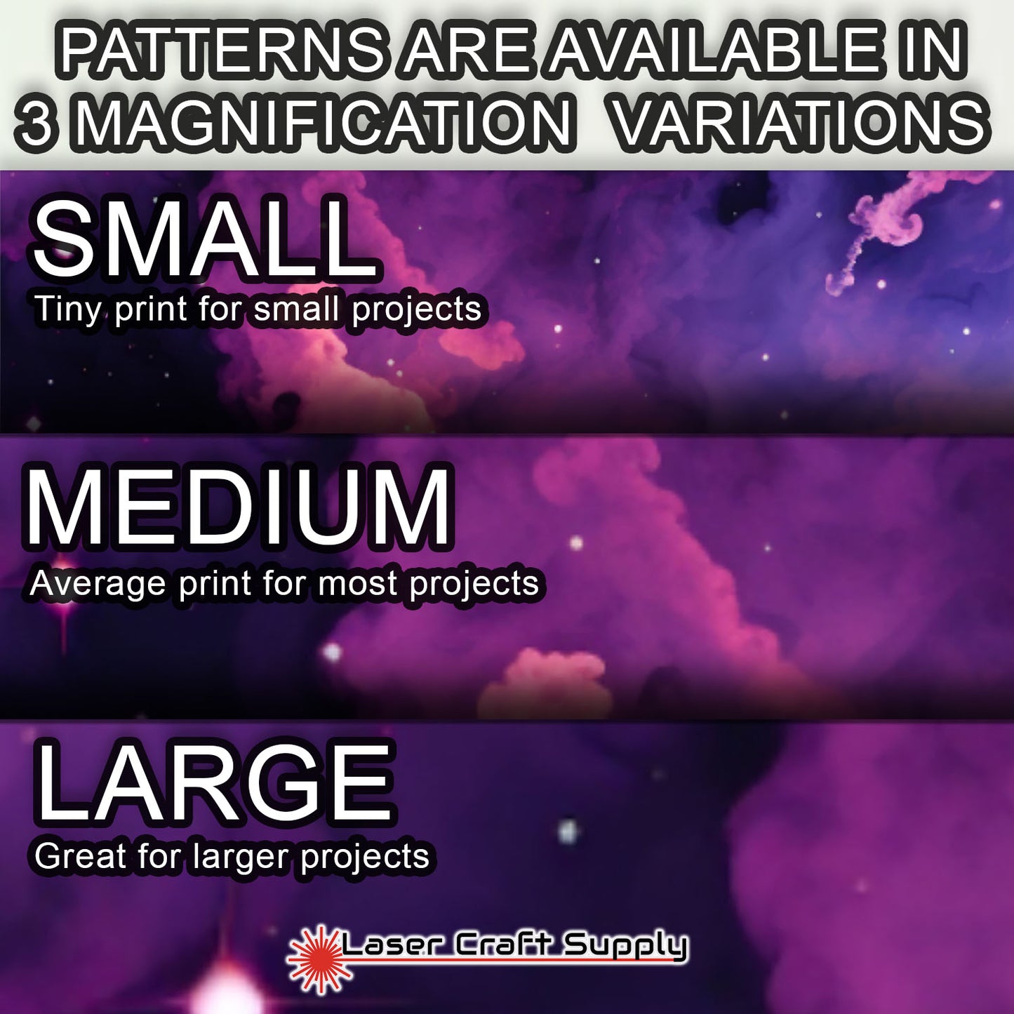 Creative Cast Acrylics - Pink & Purple Nebula