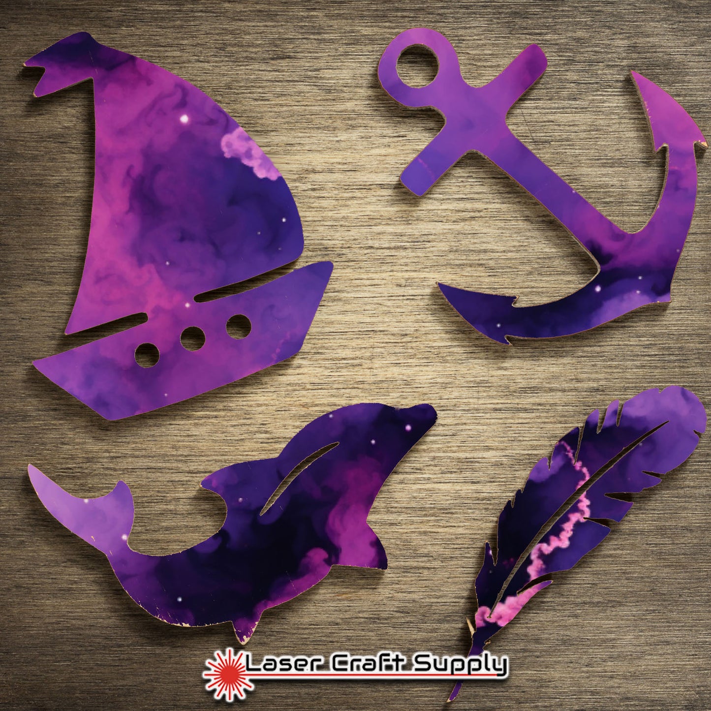 Creative Cast Acrylics - Pink & Purple Nebula