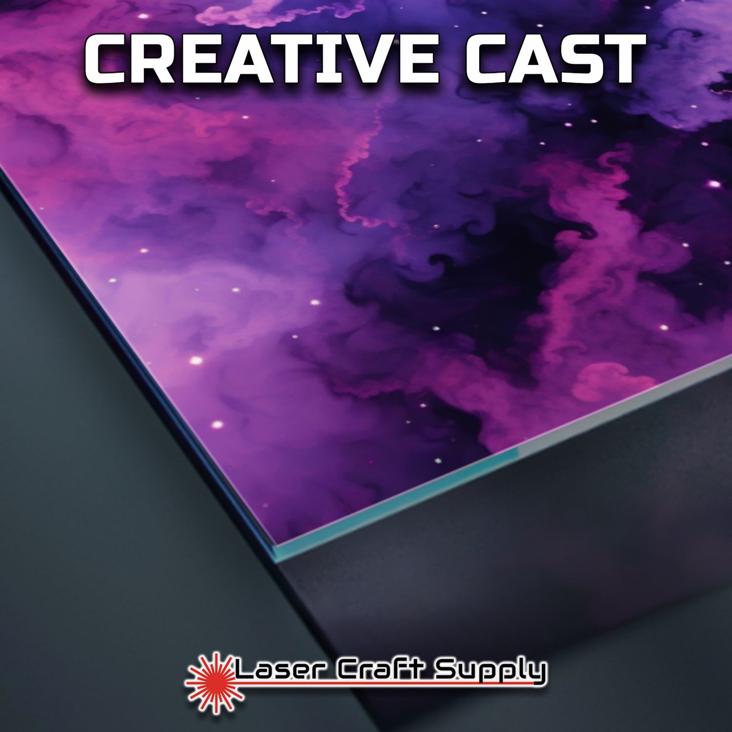 Creative Cast Acrylics - Pink & Purple Nebula