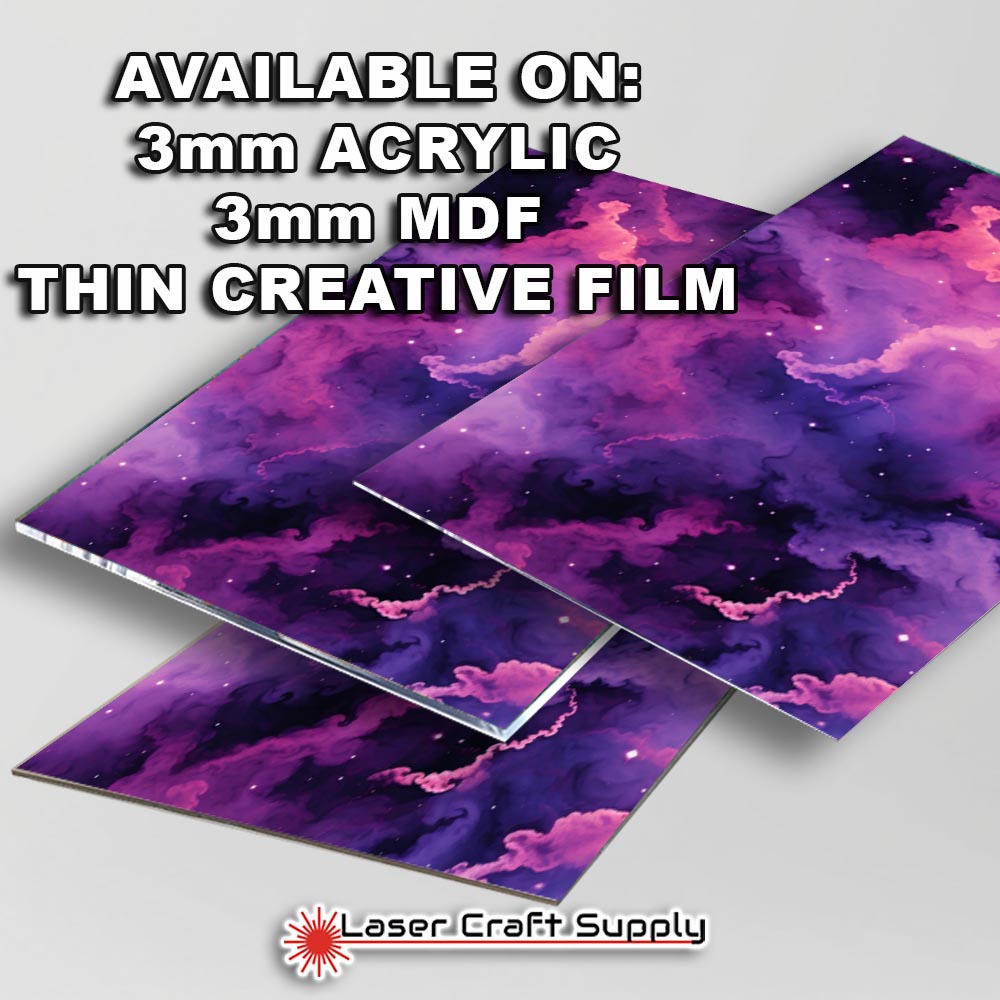 Creative Cast Acrylics - Pink & Purple Nebula