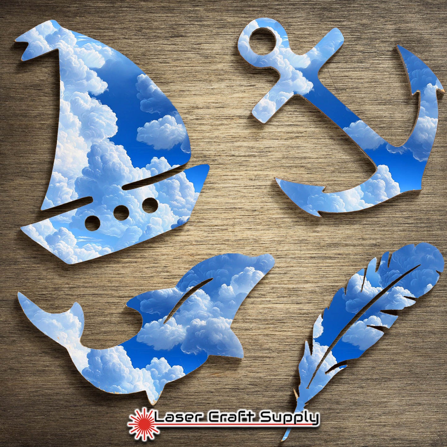 Puffy Clouds on Blue Sky - Creative Cast