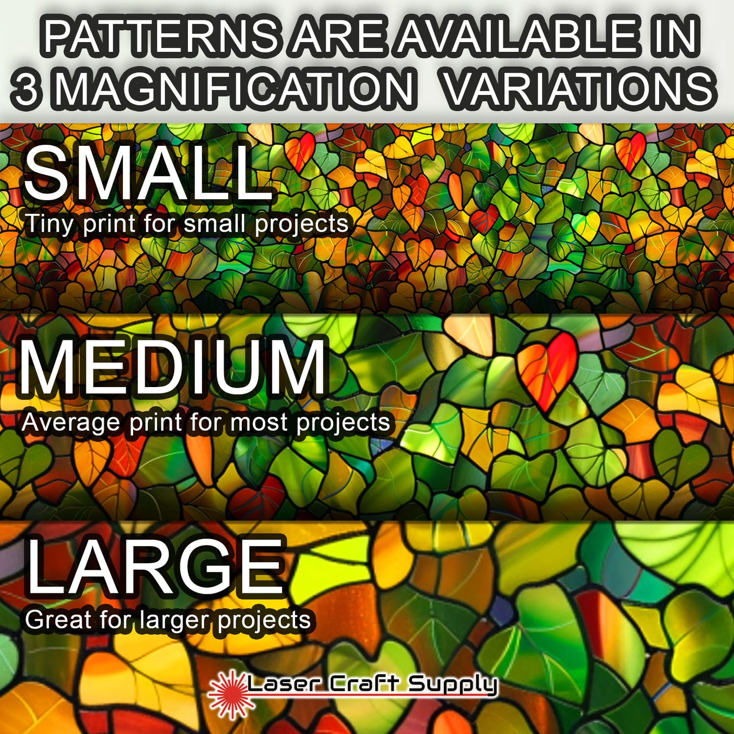 Creative Cast Acrylics - Hearts Like Leaves - Stained Glass
