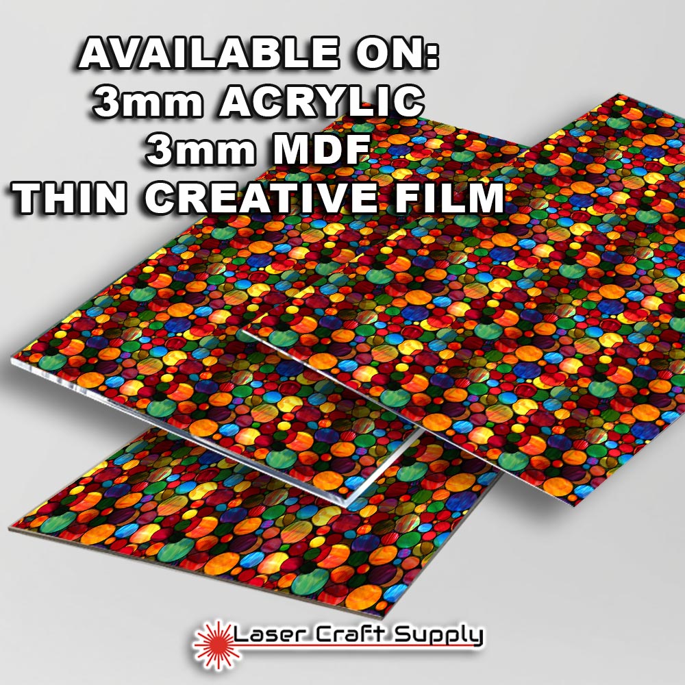 Creative Cast Acrylics - Color Dots - Stained Glass