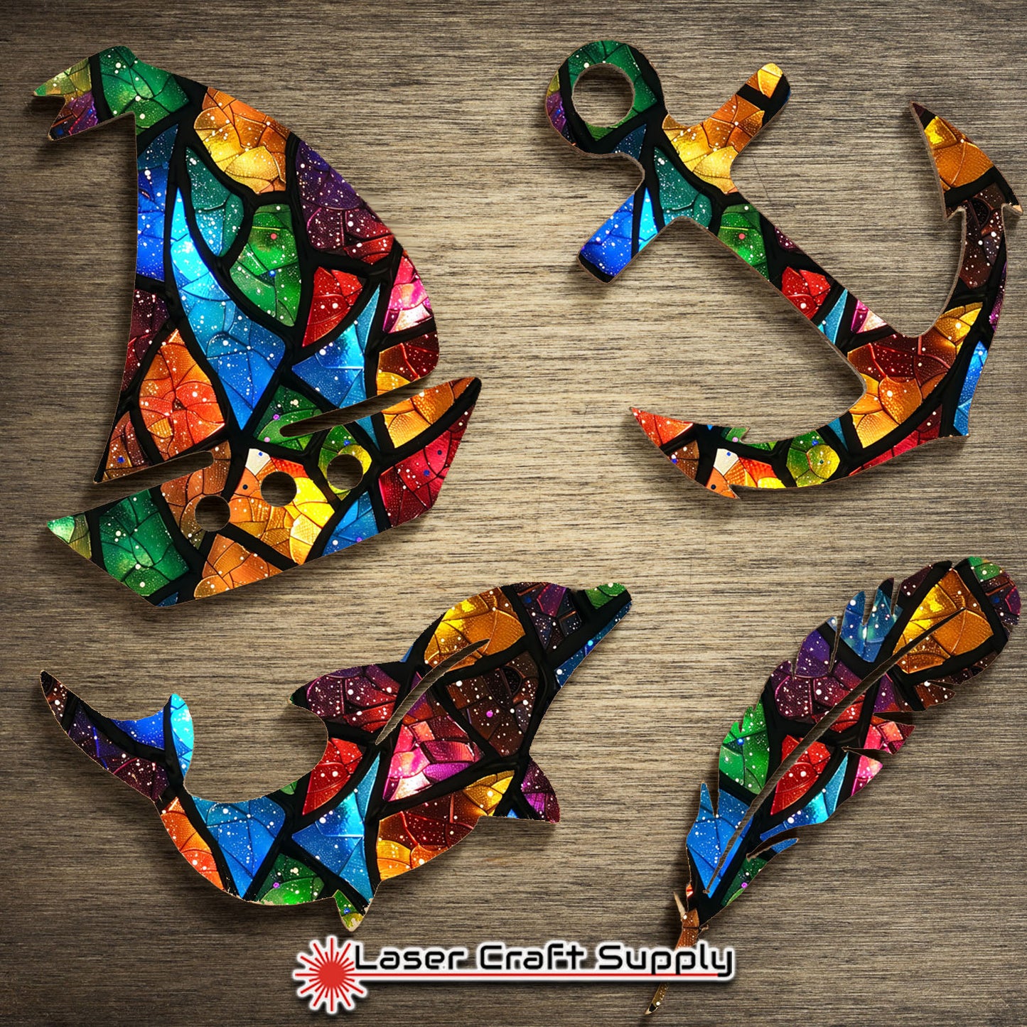 Creative Cast Acrylics - Colorful Glass- Stained Glass