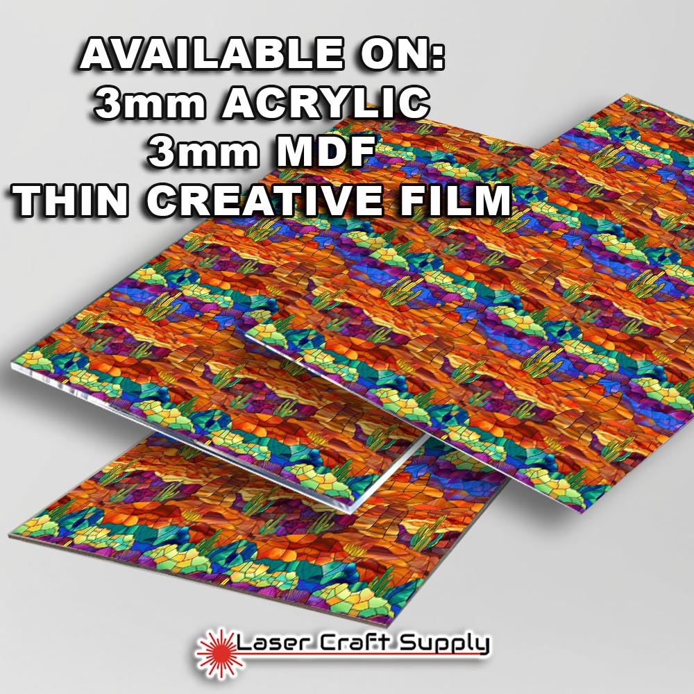 Creative Cast Acrylics - Desert Scape - Stained Glass