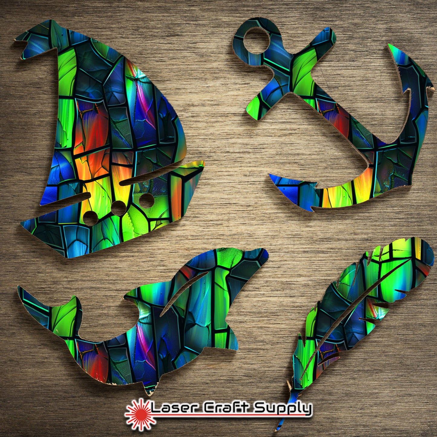 Creative Cast Acrylics - Wild Color Skin - Stained Glass