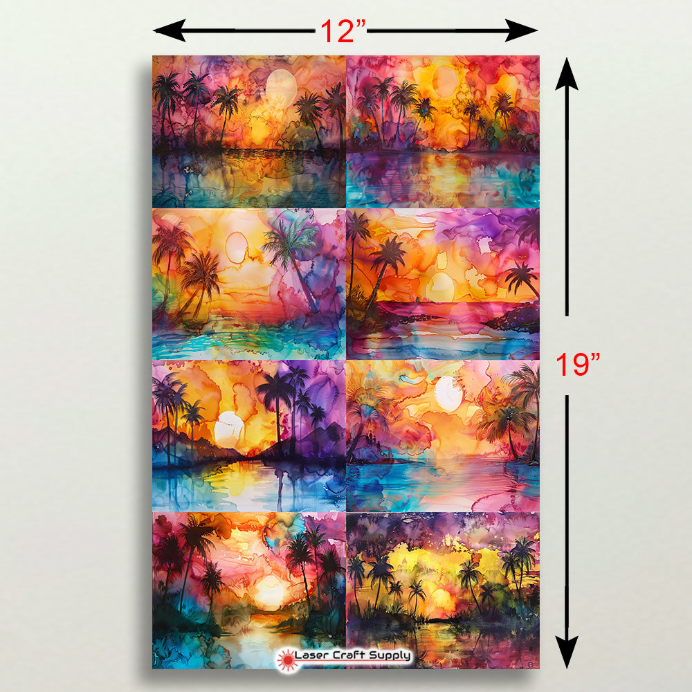 Tropical Sunsets - Creative Tile