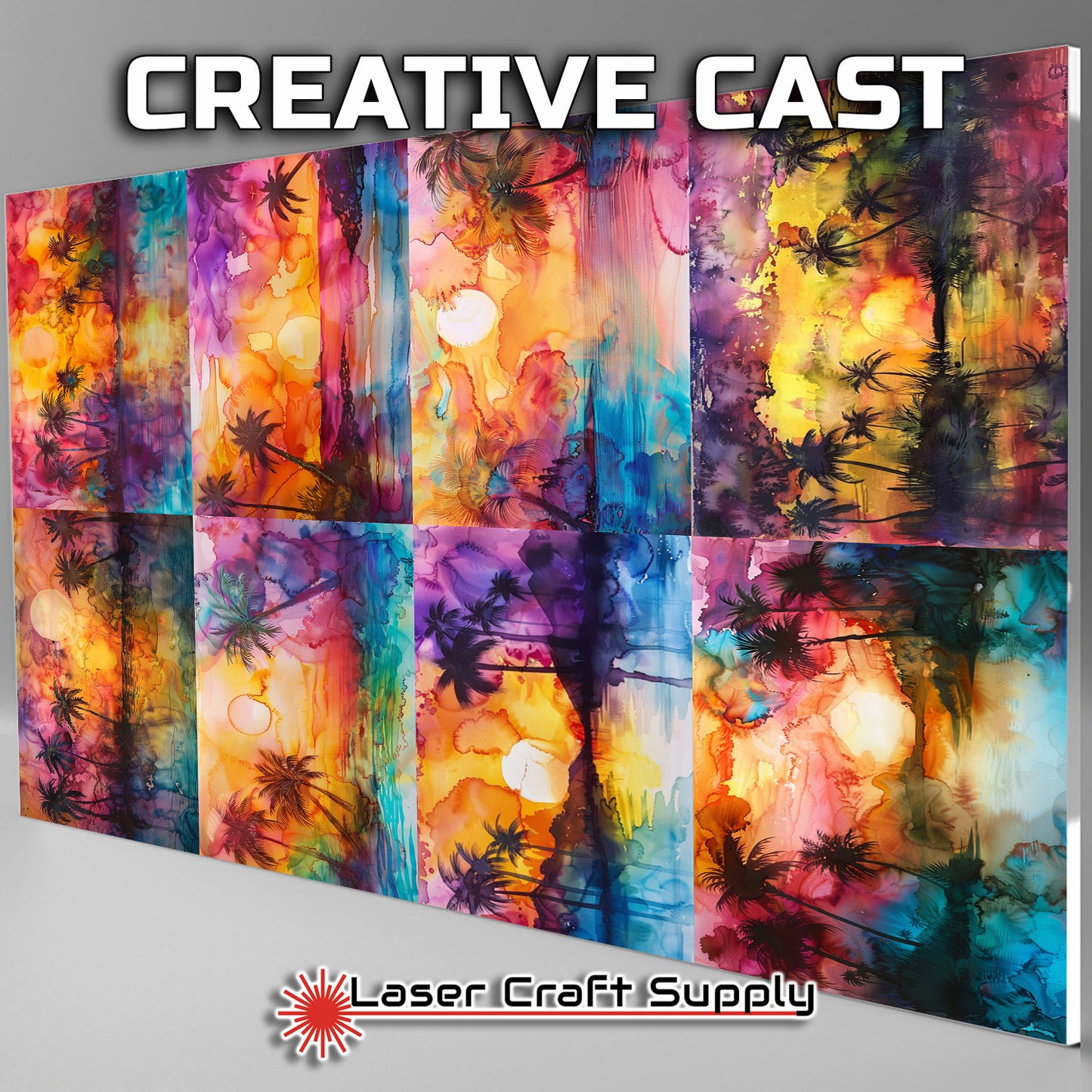 Tropical Sunsets - Creative Tile