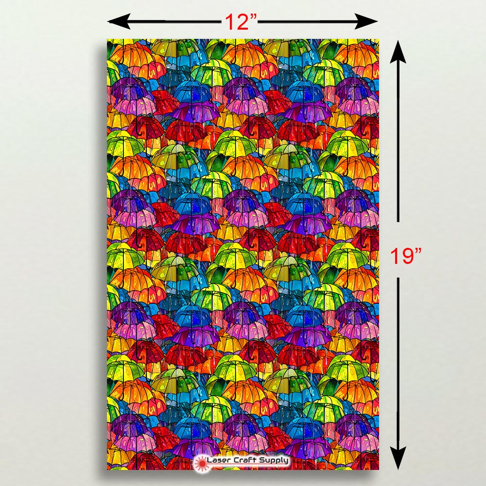 Creative Cast Acrylics - Umbrellas in Color