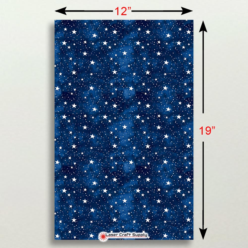 Creative Cast Acrylics - White Stars on Blue