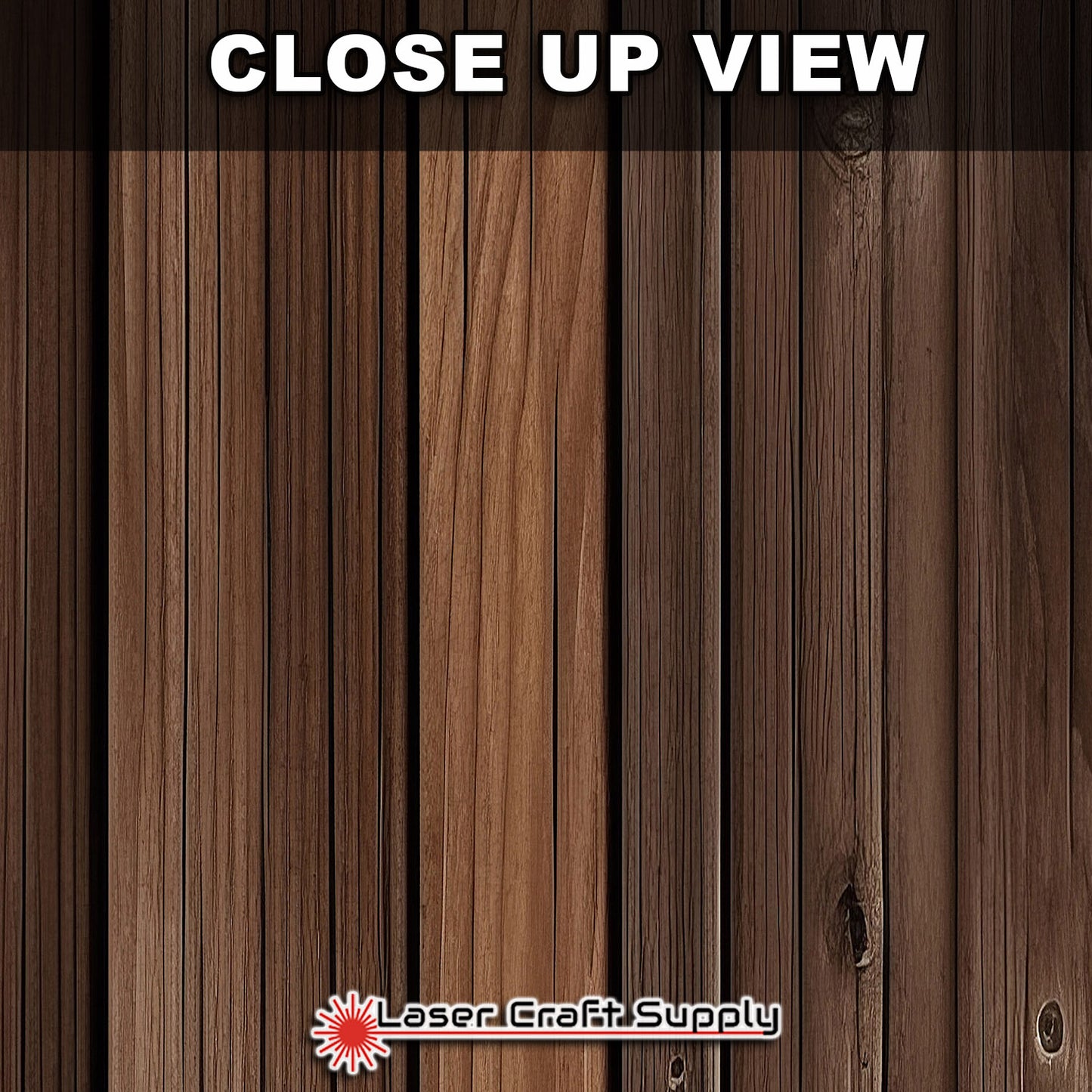 Dark Thin Planks Wood
