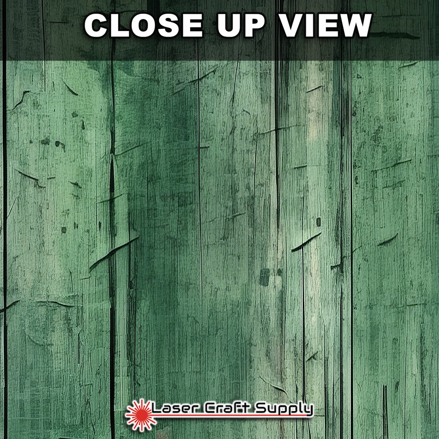 Rustic Green Wash Wood