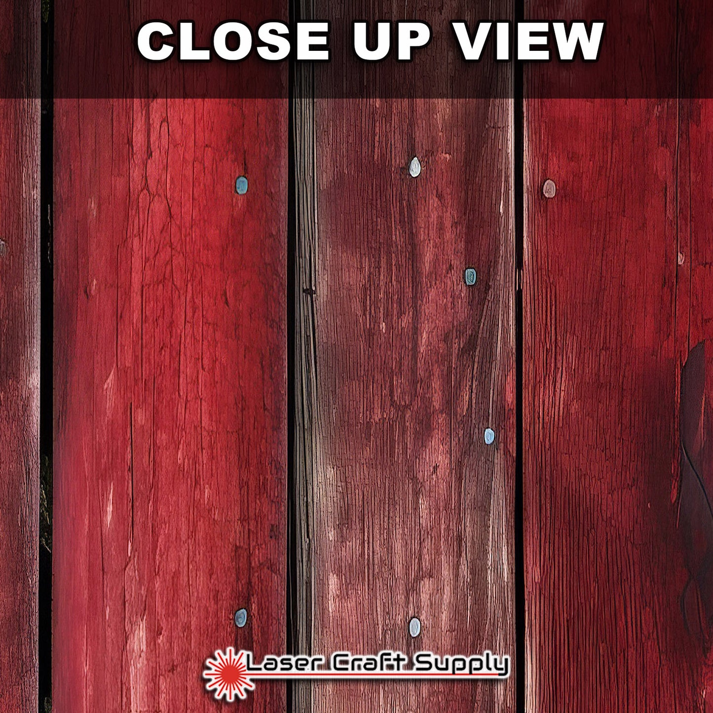 Rustic Red Wash Wood Planks
