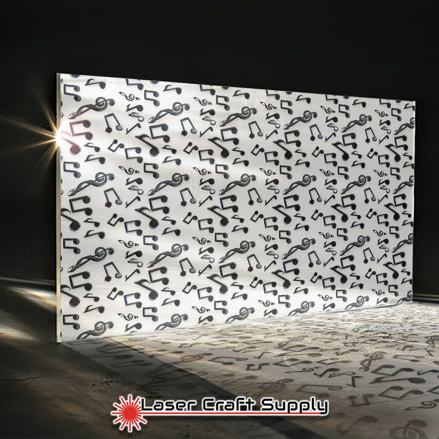 Creative Cast Acrylics - Music Notes