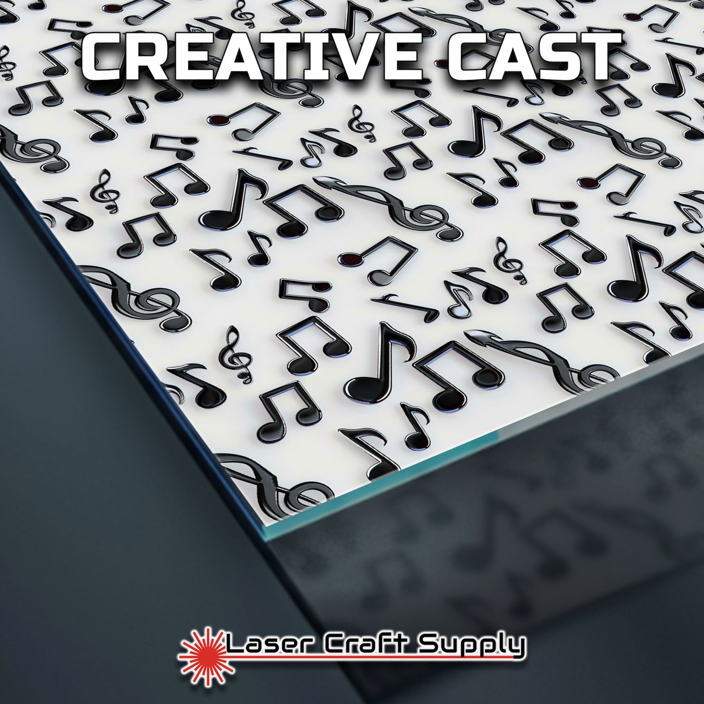 Creative Cast Acrylics - Music Notes