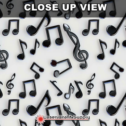 Creative Cast Acrylics - Music Notes