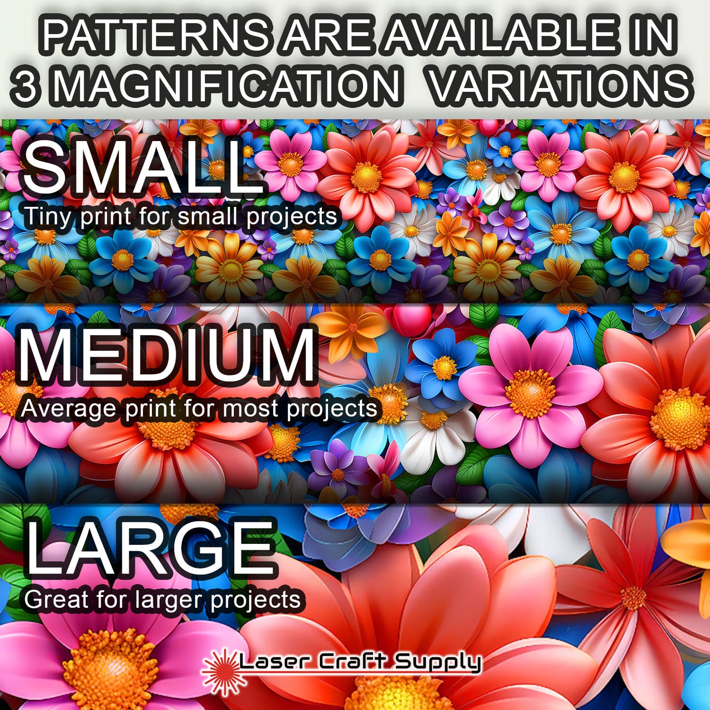 Creative Cast Acrylics - 3D Flowers