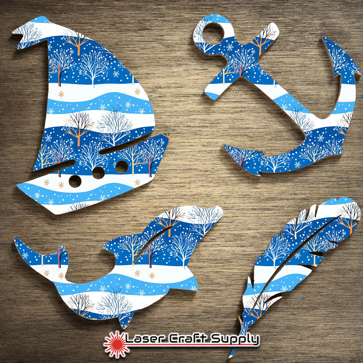 Creative Cast Acrylics - A Christmas Walk