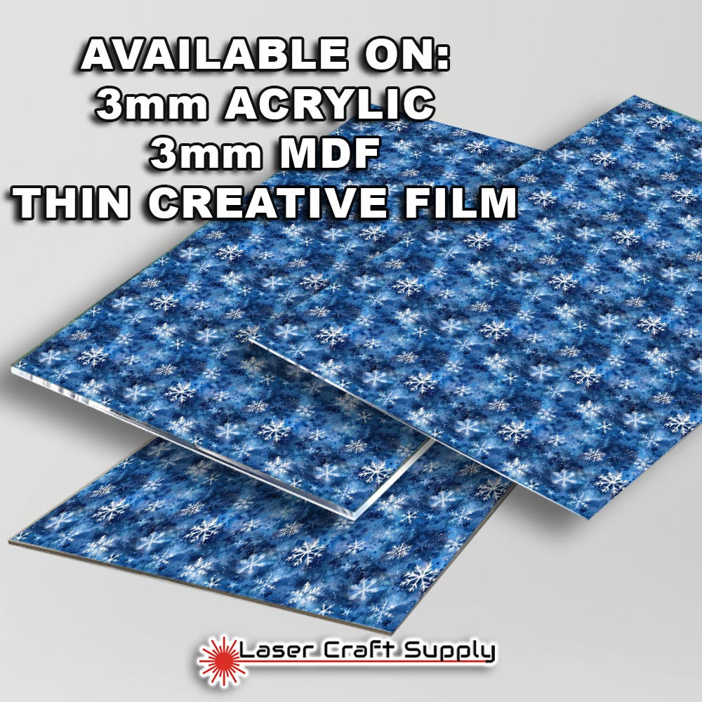 Creative Cast Acrylics - Amazing Snowflakes Flurry