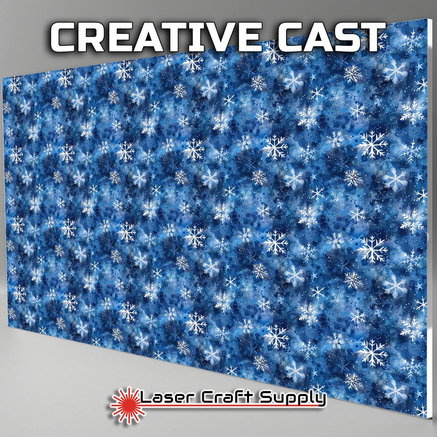 Creative Cast Acrylics - Amazing Snowflakes Flurry