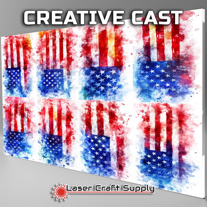 American Flag Art - Creative Tile