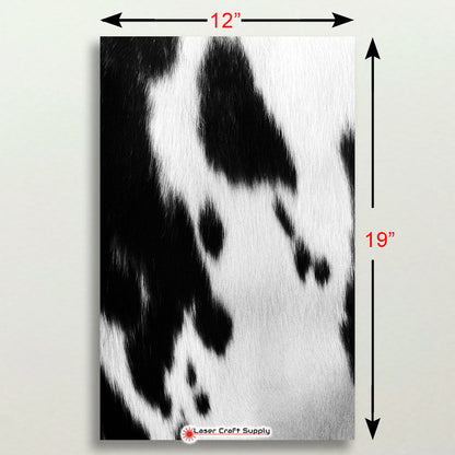 BW Cow Hide - FULL SHEET