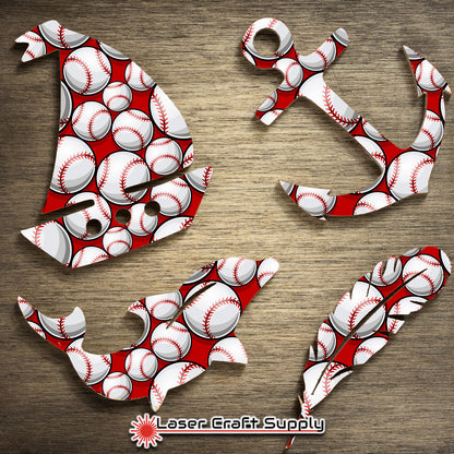 Creative Cast Acrylics - Baseballs