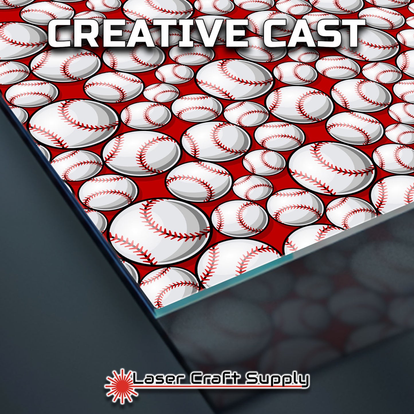 Creative Cast Acrylics - Baseballs