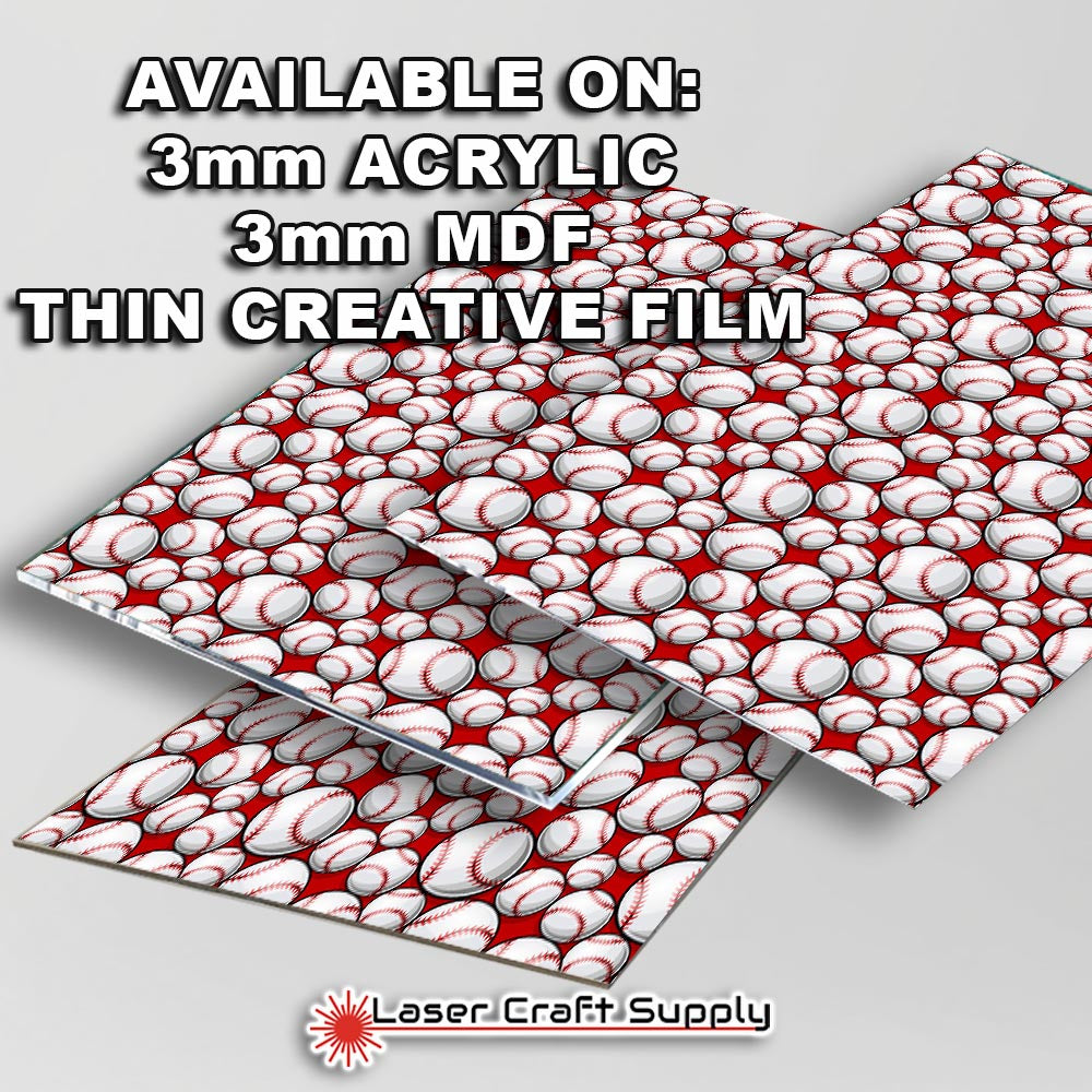 Creative Cast Acrylics - Baseballs