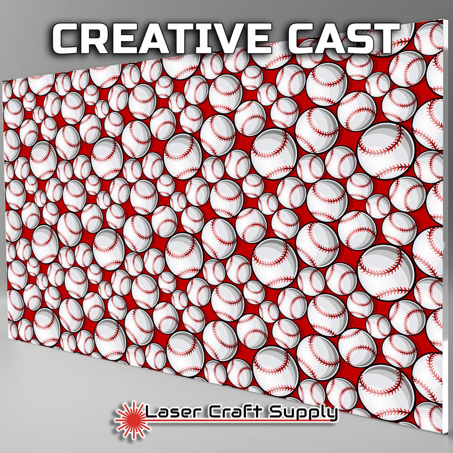 Creative Cast Acrylics - Baseballs