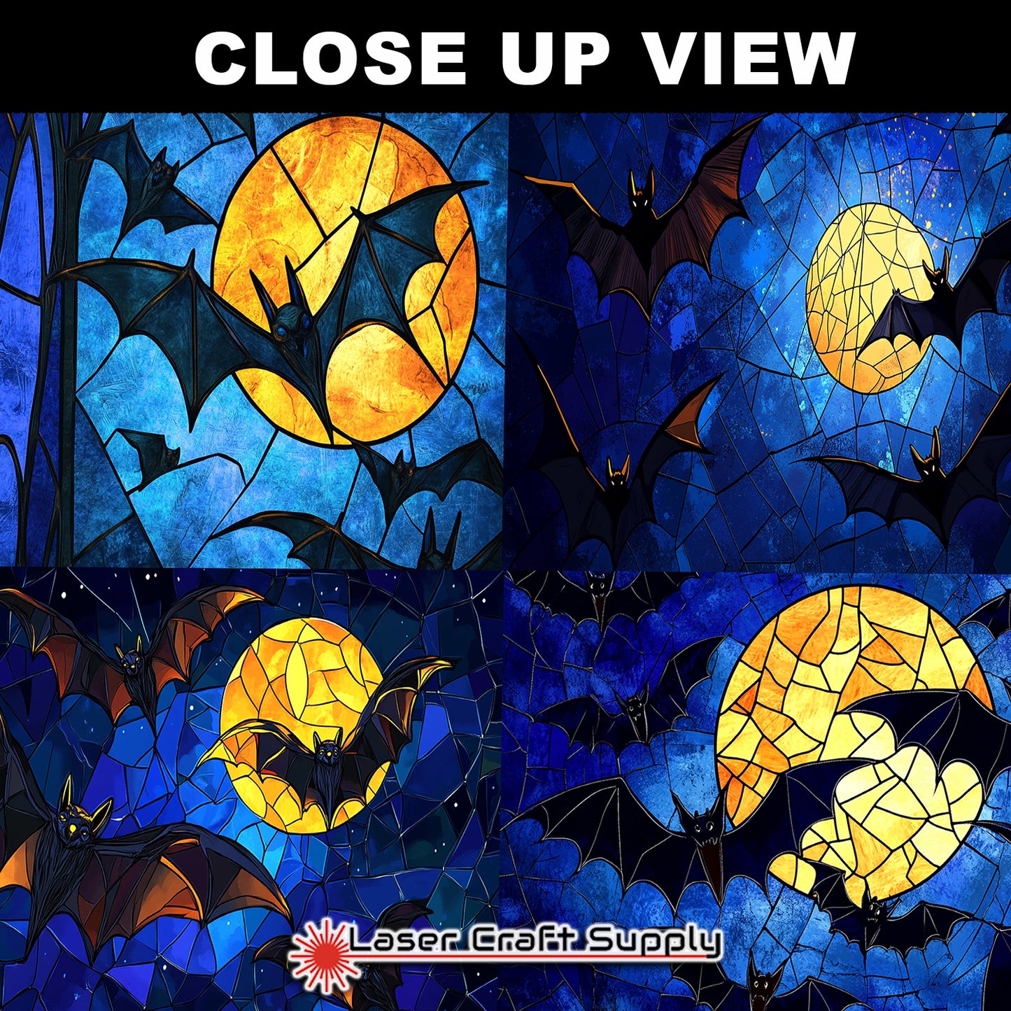 Bats and Moon-tile