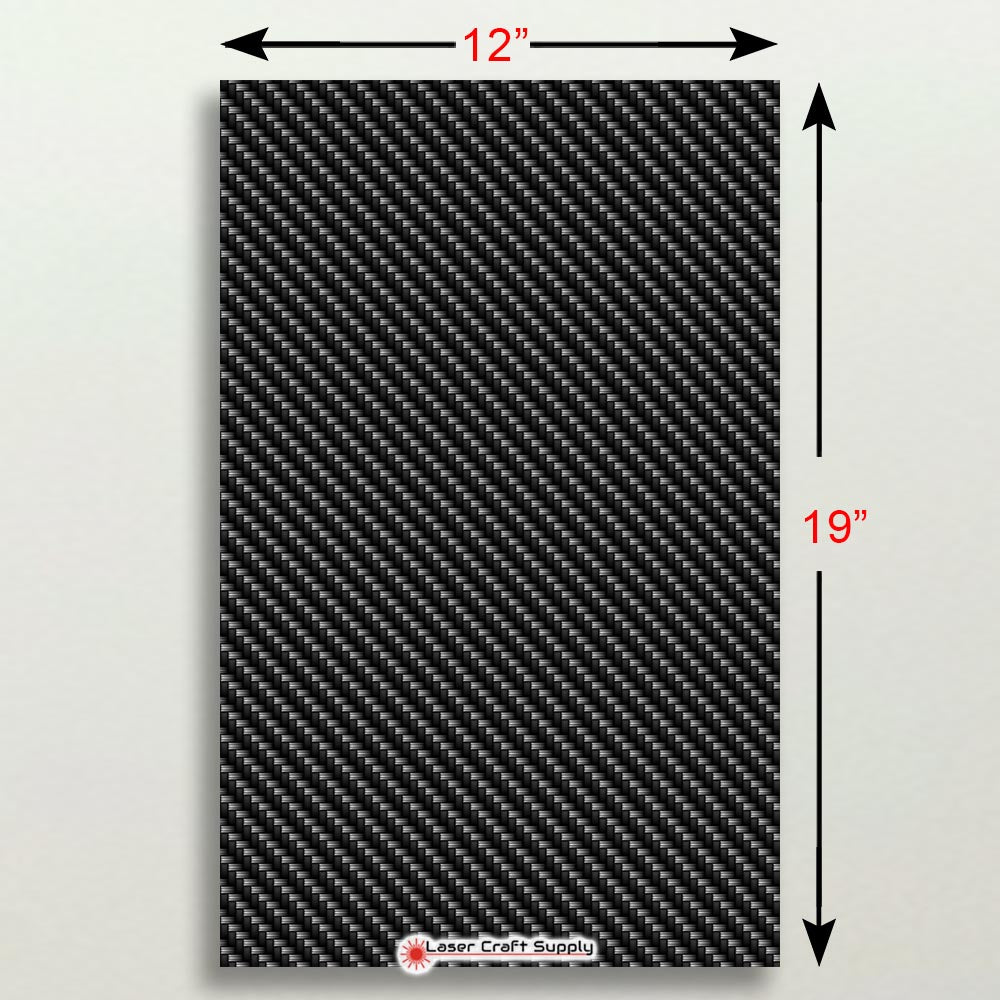 Creative Cast Acrylics - Black Carbon Fiber