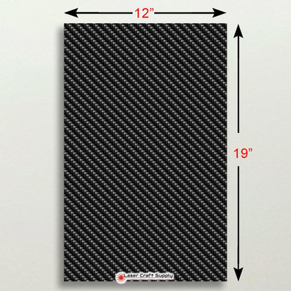 Creative Cast Acrylics - Black Carbon Fiber