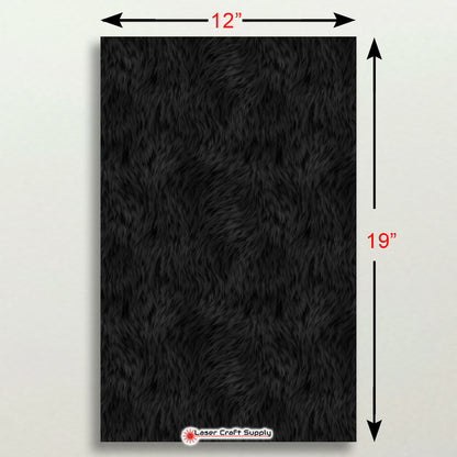Black with Sheen Fur - FULL SHEET