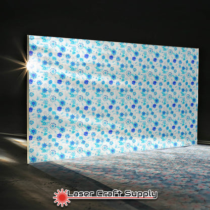 Blue Christmas Snowflakes - Creative Cast