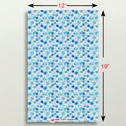 Blue Christmas Snowflakes - Creative Cast