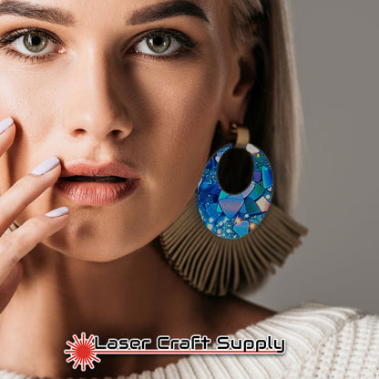 Creative Cast Acrylics - Blue Confetti