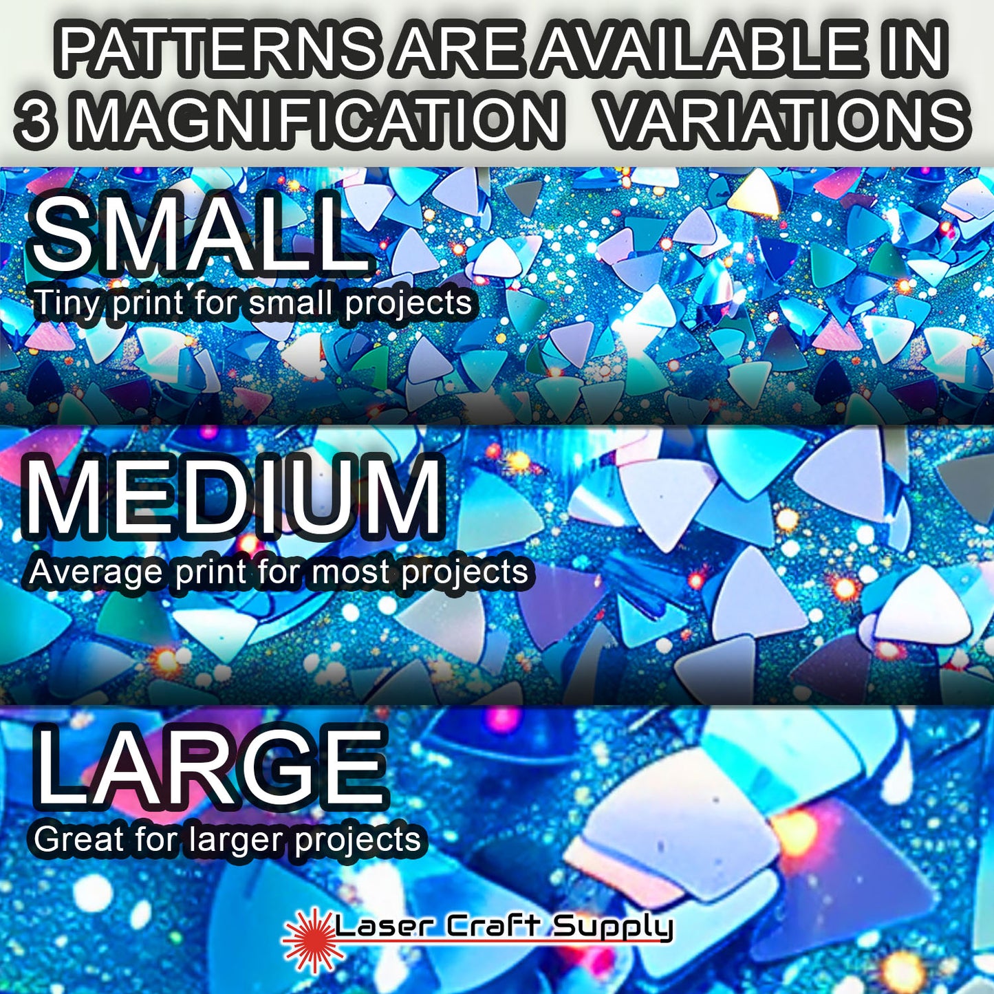 Creative Cast Acrylics - Blue Confetti