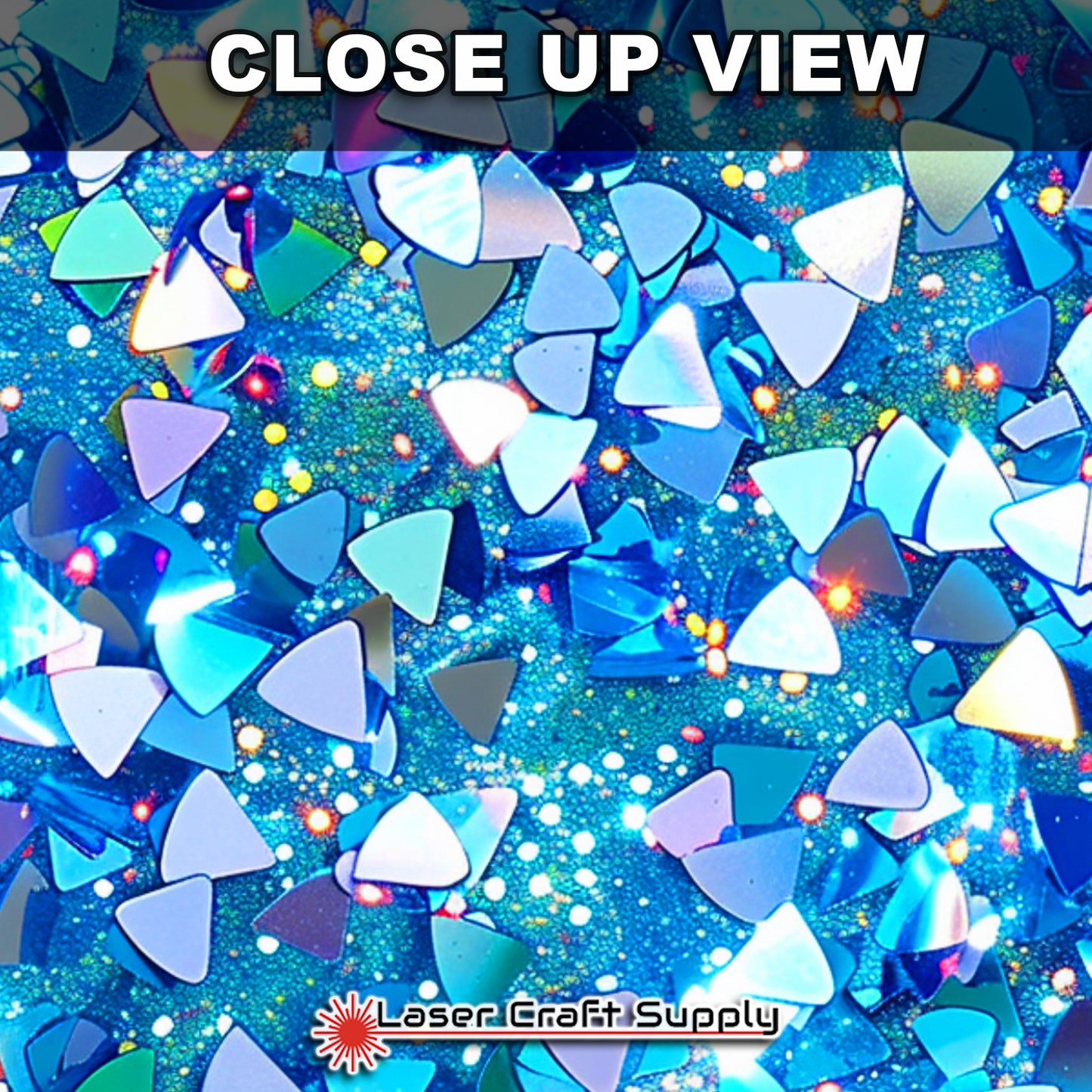 Creative Cast Acrylics - Blue Confetti