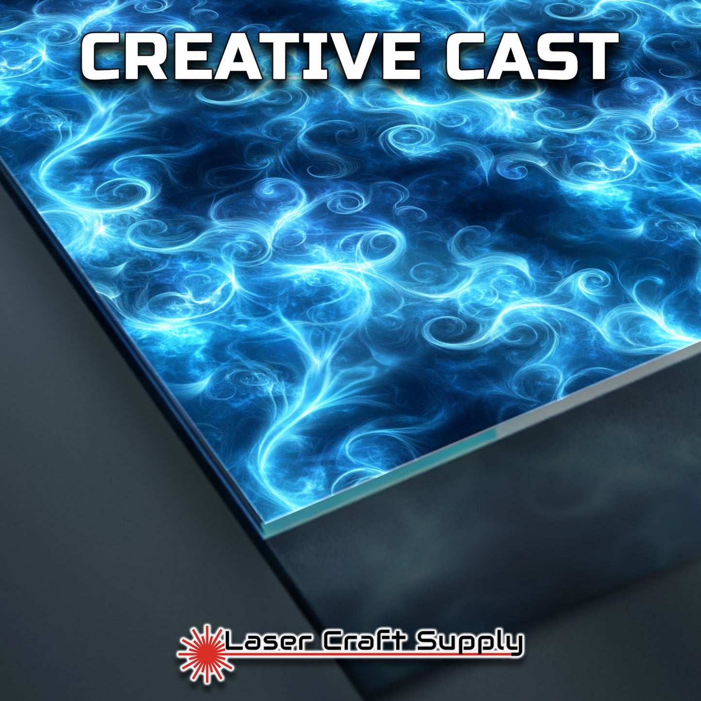 Creative Cast Acrylics - Blue Magic Swirls